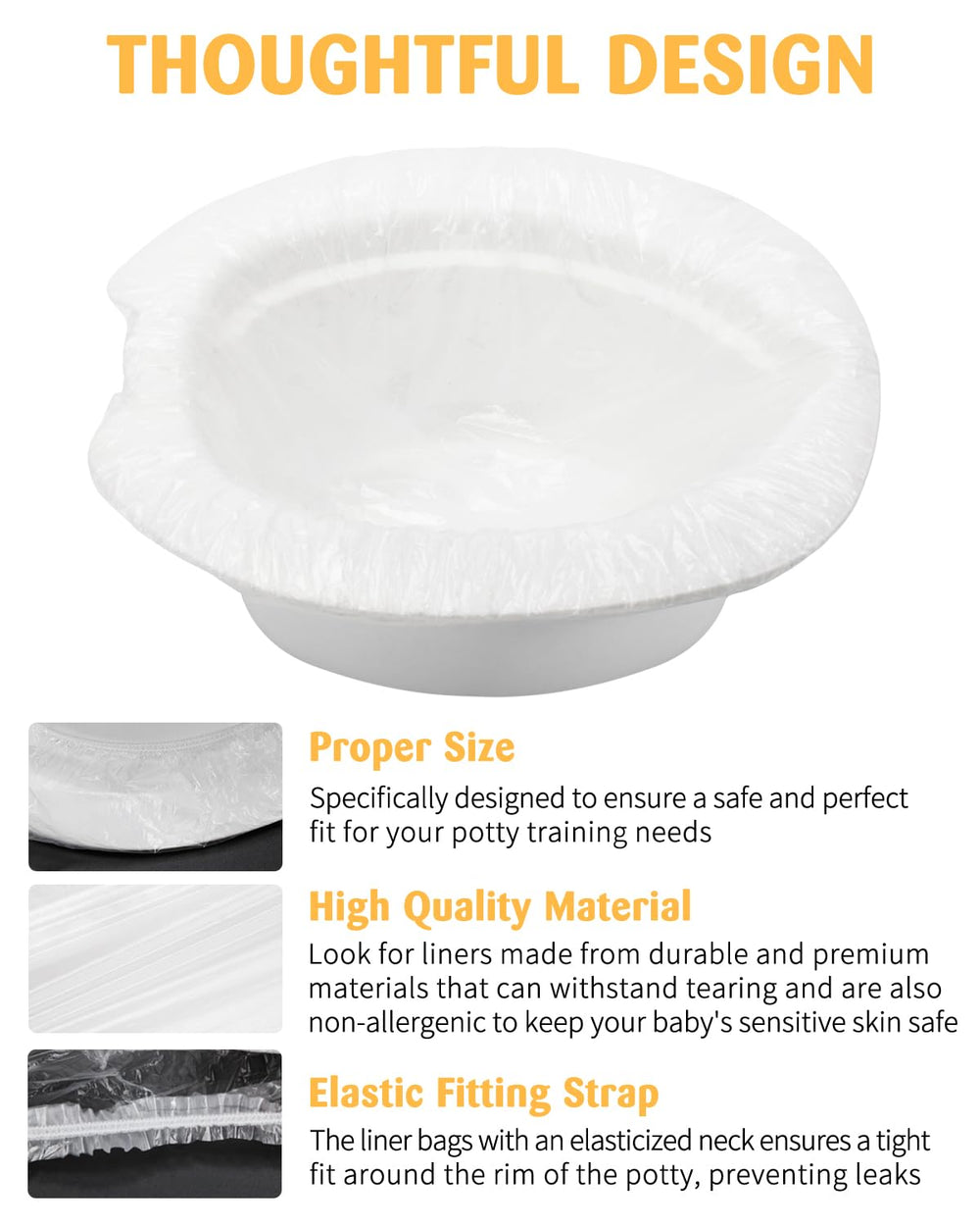 Tiga potty liners compatible with My Size Potty Pro and most seats.