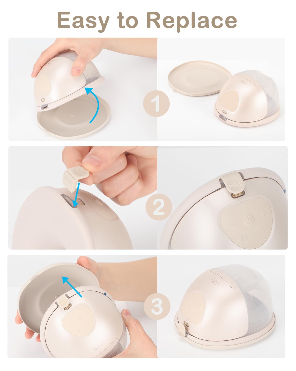 Tiga eufy spout cap dust-seal demonstrates dirt prevention.