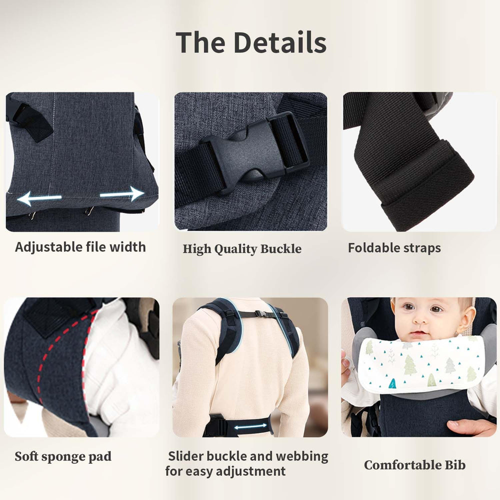 tigerandkitty baby sling teething bib and pad illustrate drool-friendly design