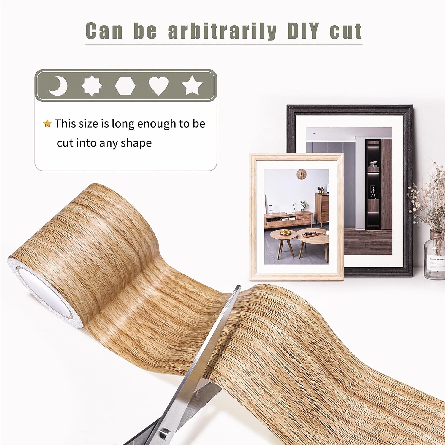 TiTigerella bamboo-pattern adhesive strip for IKEA Antilop is easy to install