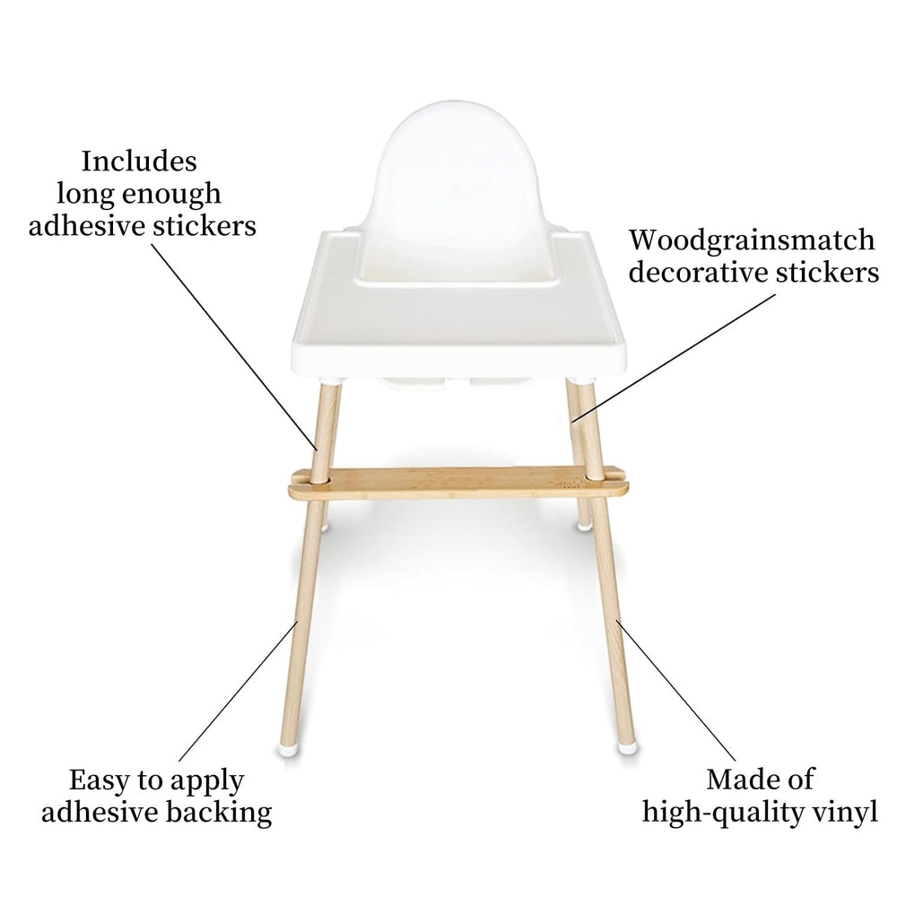 TiTigerella bamboo-style wrap cut-to-fit preview on chair leg