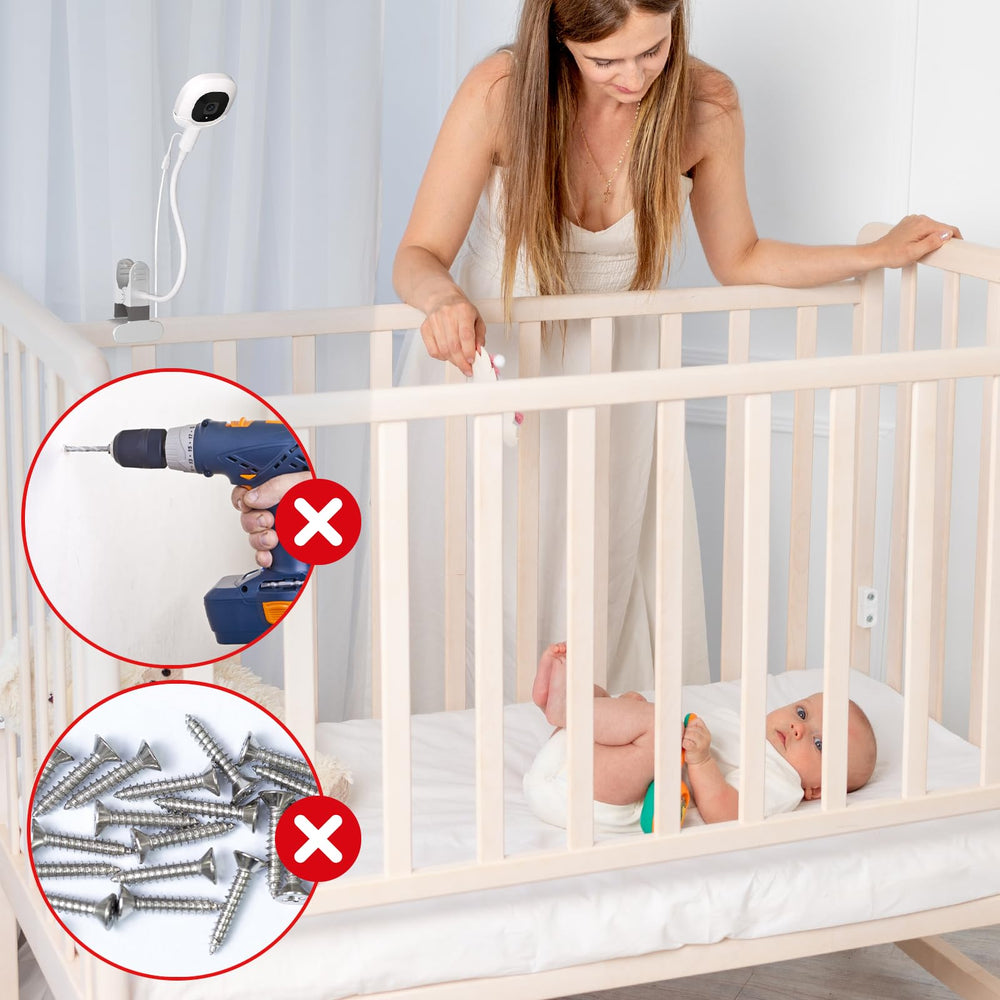 Tihii travel-friendly charger mount with 10ft cord supports flexible room-to-room transfers.