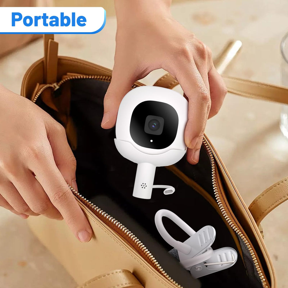 Tihii Type-C port clip mount for Nanit, convenient charging during use.