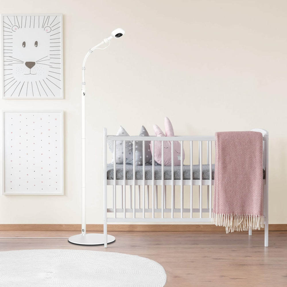 tihii nanit floor stand height-adjustment enables customizable viewing from 37 to 68 inches