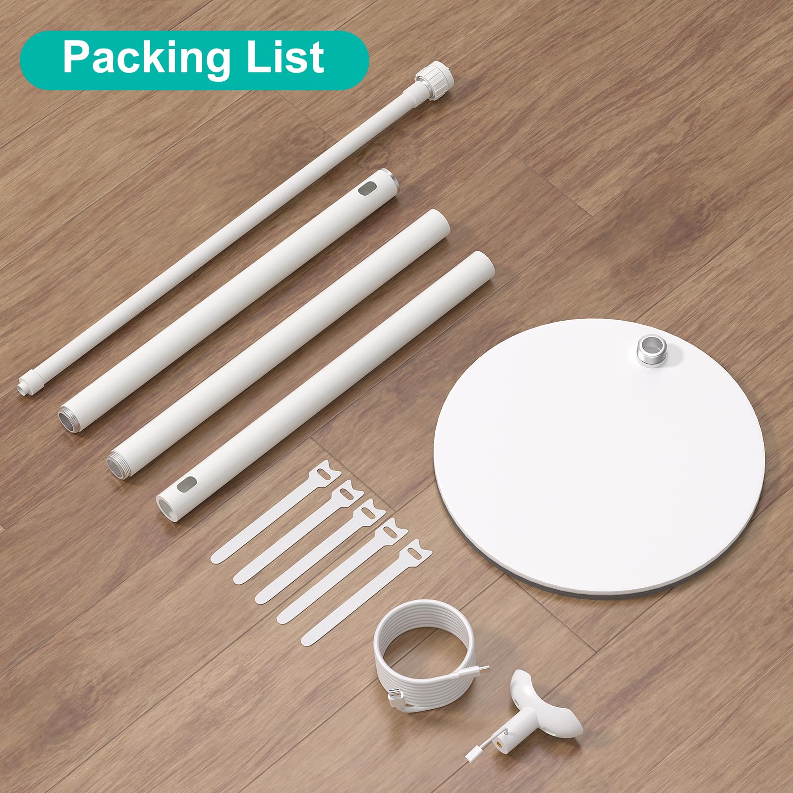 tihii nanit floor stand tool-free setup allows quick, damage-free camera mounting
