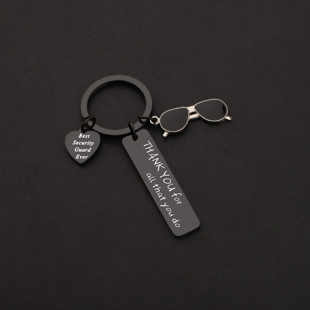 TIIMG Security Guard Keychain dimensions 50mm by 12mm for compact everyday carry.