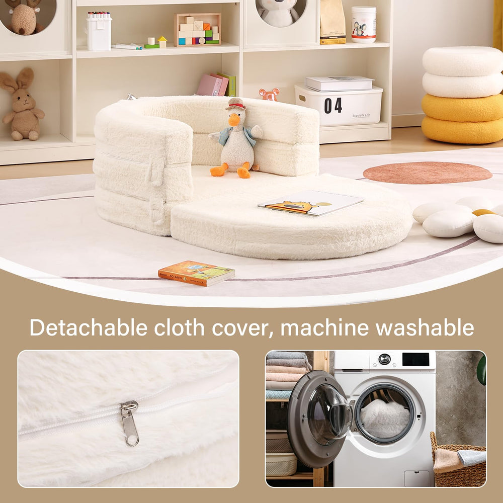 Tiita 3-in-1 Kids Sofa Bed carrying-handle for easy transport
