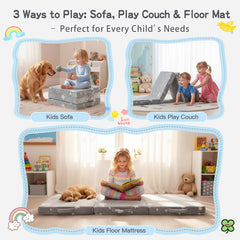 Tiita glow-in-dark pattern mattress helps locate the mat in dim rooms.