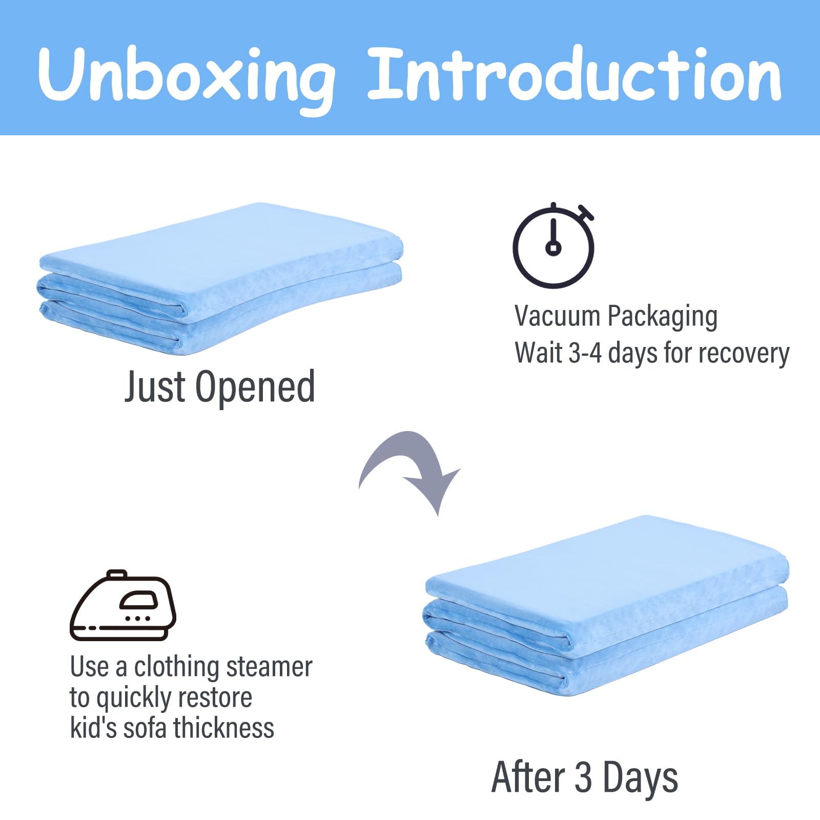 Tiita Kids Nap Mat blue as versatile play surface for kids