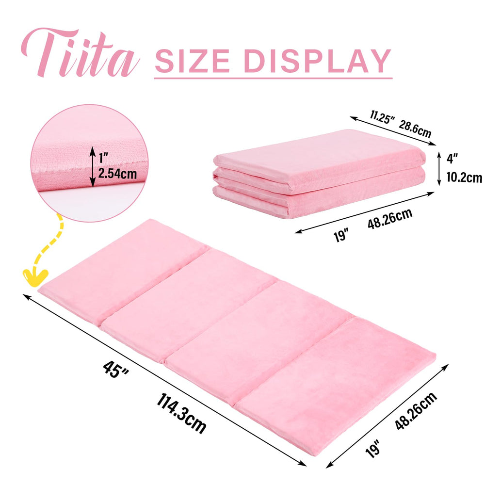Tiita Nap Mat removable cover-washable demonstrates easy cleaning and hygiene for busy parents.