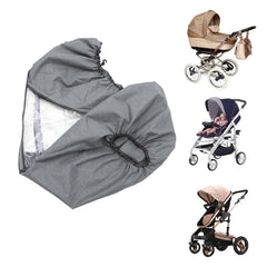 Tiiyee stroller rain cover wide window view for easy baby visibility