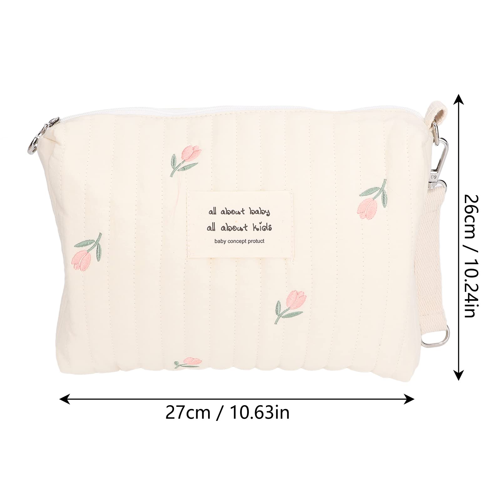 TIKATARER diaper bag easy-clean fabric ideal for busy parents