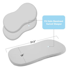 TILLYOU breathable cotton texture highlights airy comfort for baby sleep.