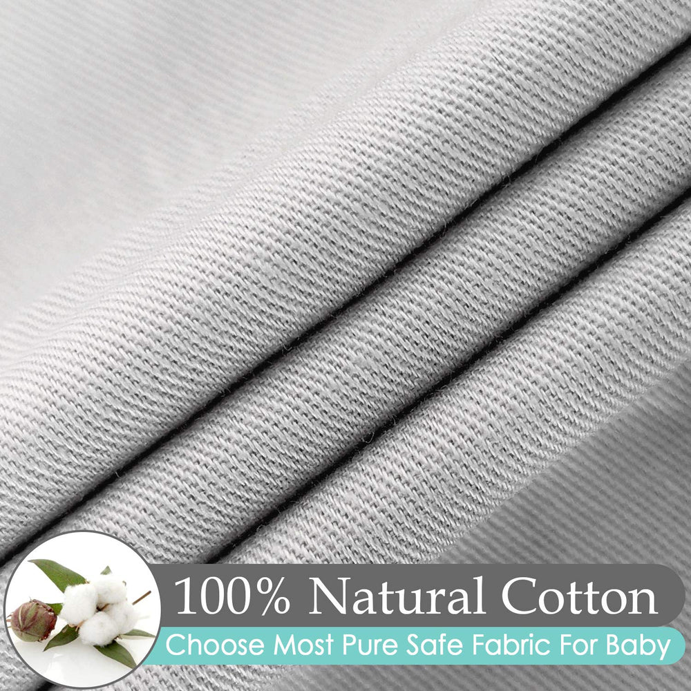 TILLYOU machine-washable bassinet sheet for quick, easy-care laundry cycles.