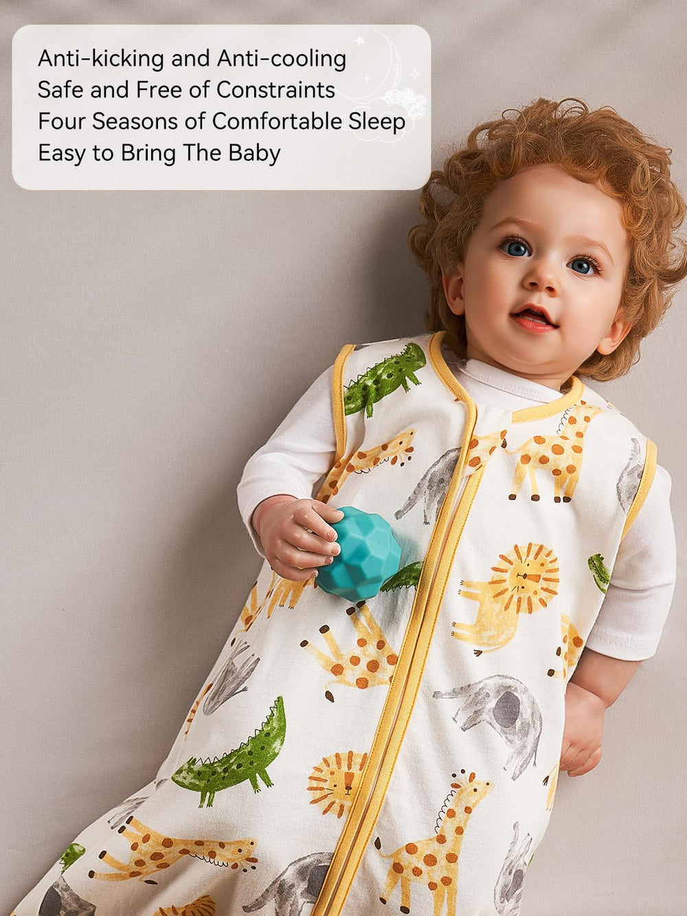 TILLYOU baby sleep sack 3-pack provides multiple clean options for busy nights.