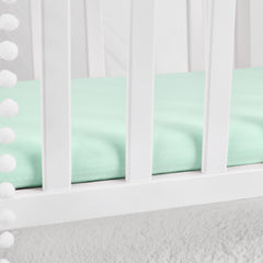 TILLYOU bassinet sheets fit oval, round, hourglass, and rectangular mattresses up to 2.5 inches.