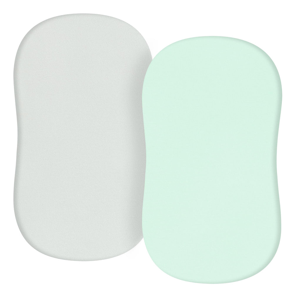 TILLYOU bassinet sheets feature soft materials for skin-friendly baby comfort.