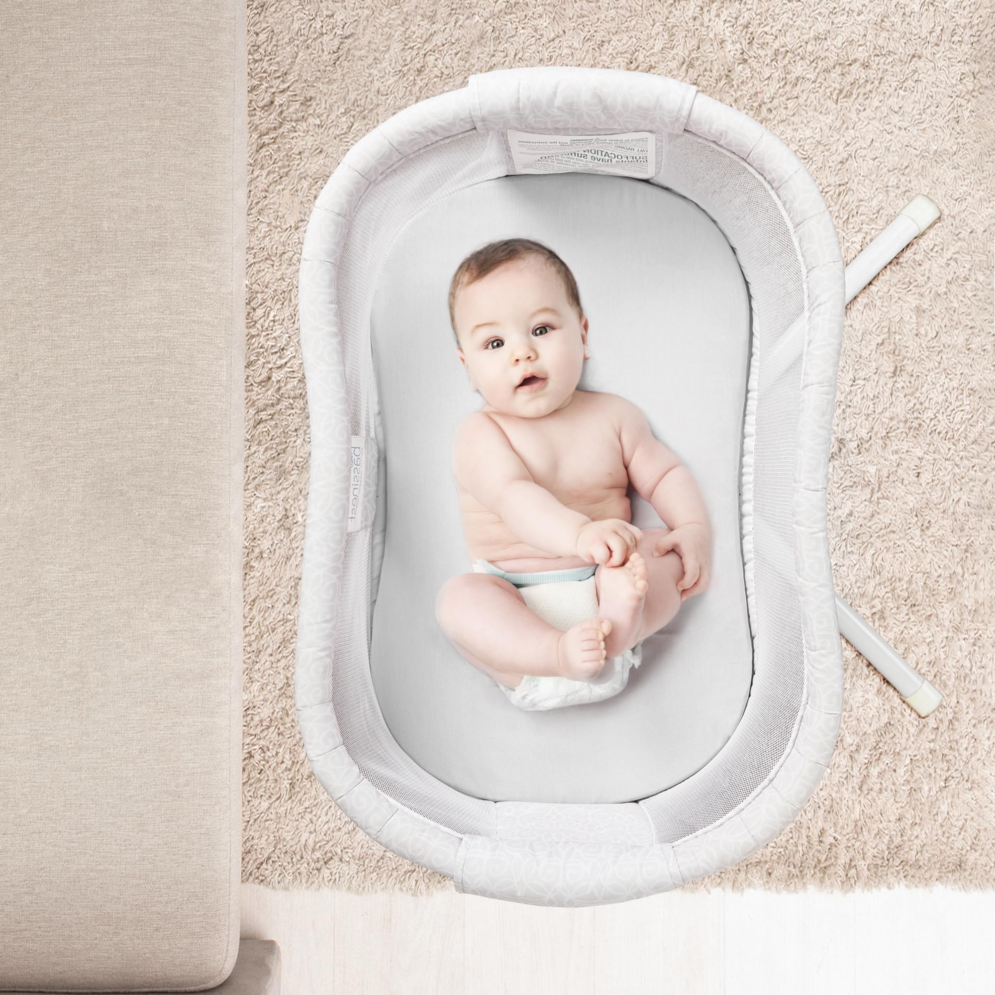 TILLYOU bassinet sheets come in a 2-pack for value and versatility.