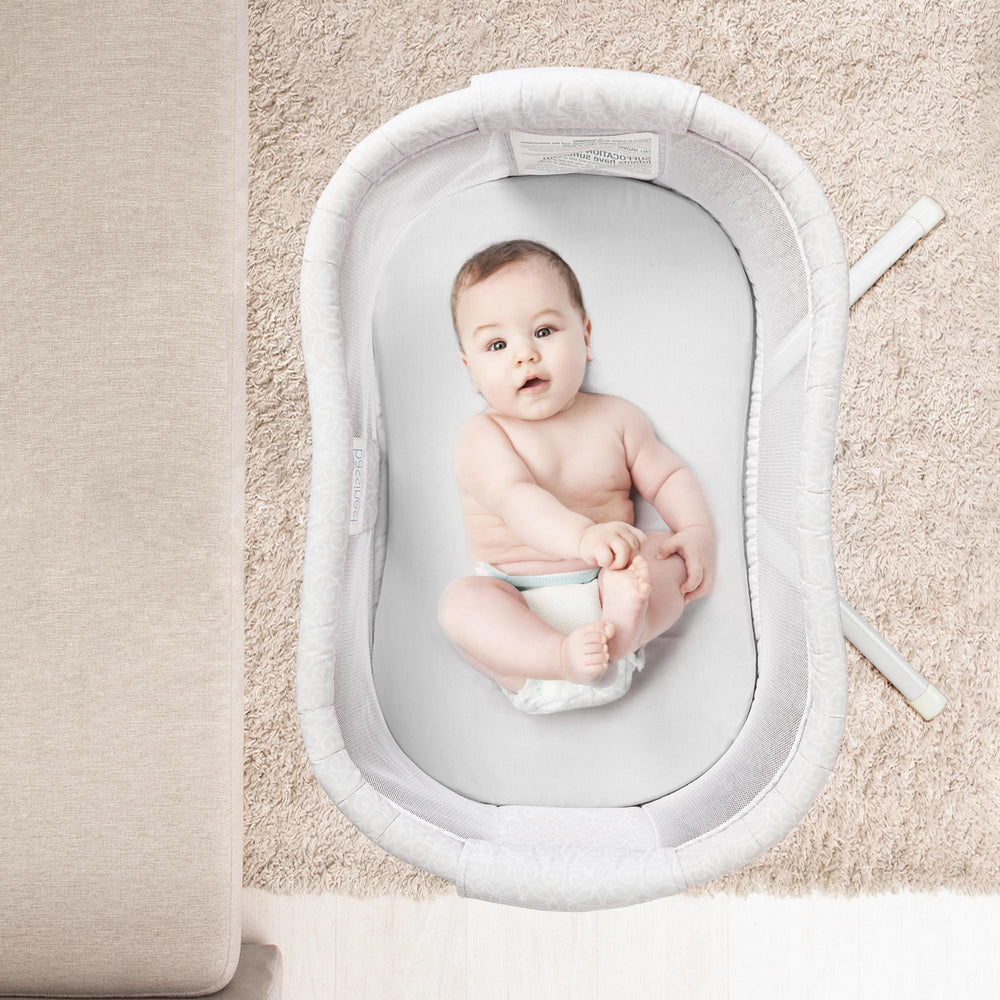 TILLYOU bassinet sheets come in a 2-pack for value and versatility.