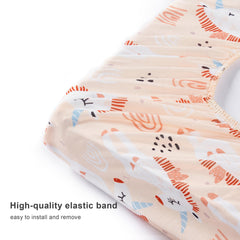 TILLYOU changing pad cover fits 32x16 contour pads for secure, snug protection.