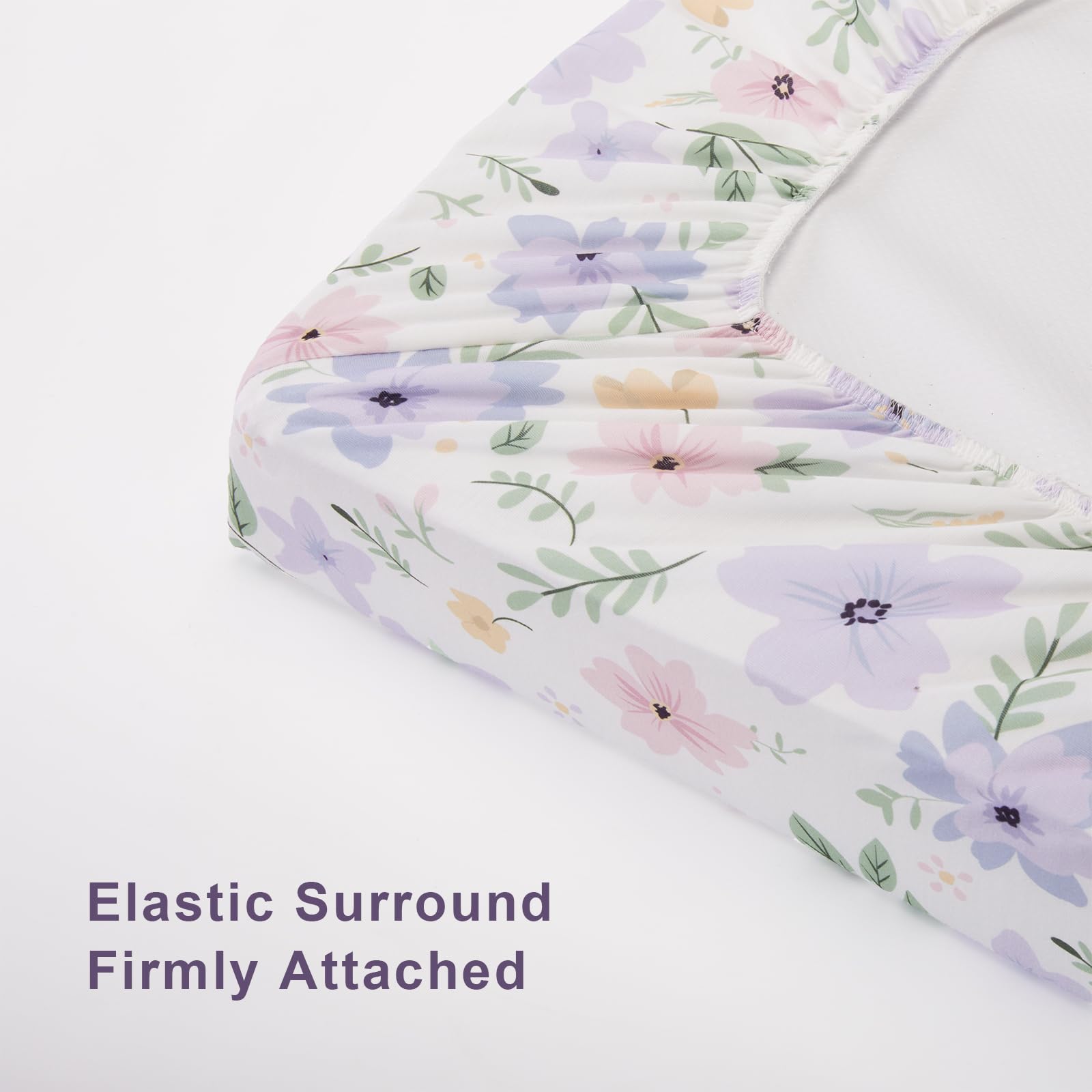 TILLYOU changing pad cover is machine washable for effortless nursery maintenance.