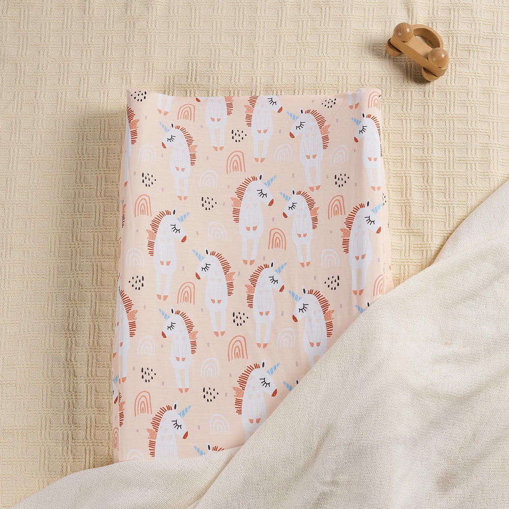 TILLYOU changing pad cover with floral patterns and colors, ideal for gifting.