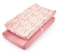 TILLYOU changing pad cover in soft jersey fabric for breathable baby comfort.
