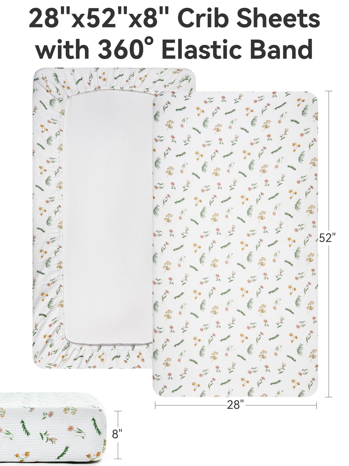 TILLYOU Daisy color options shown for easy nursery coordination and styling.