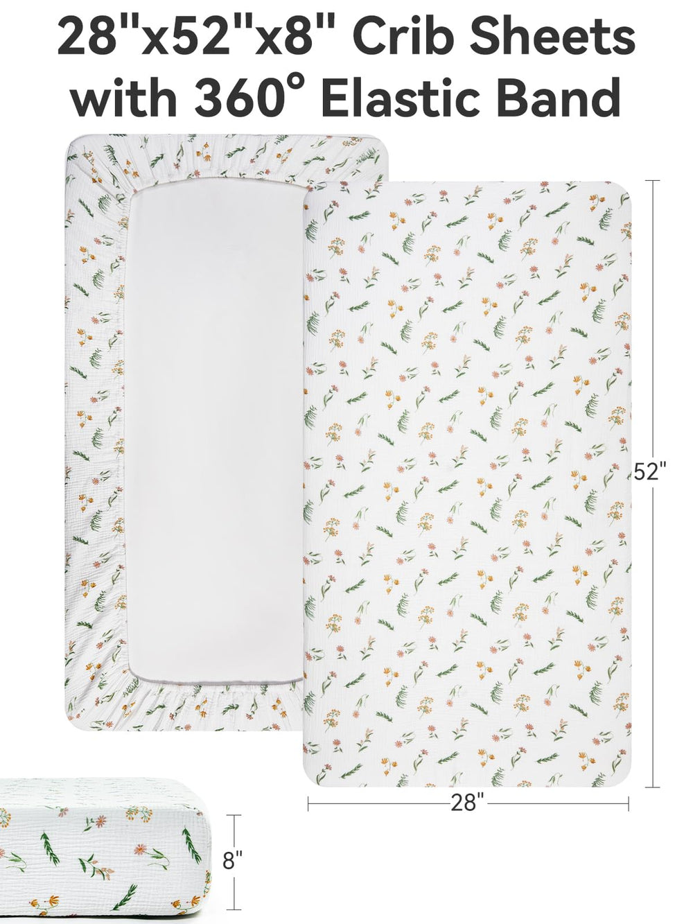 TILLYOU Daisy color options shown for easy nursery coordination and styling.