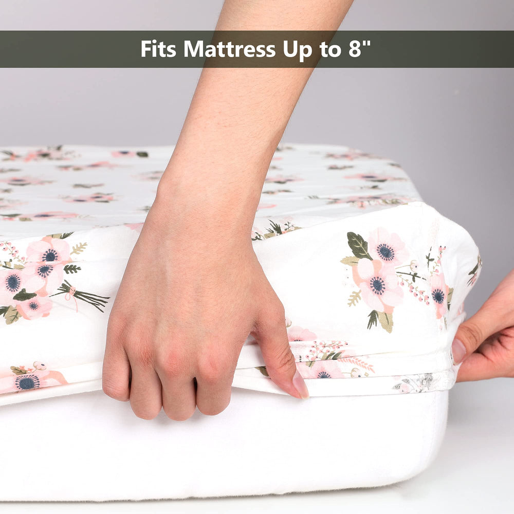 TILLYOU elastic band detail enables quick, one-person sheet changes