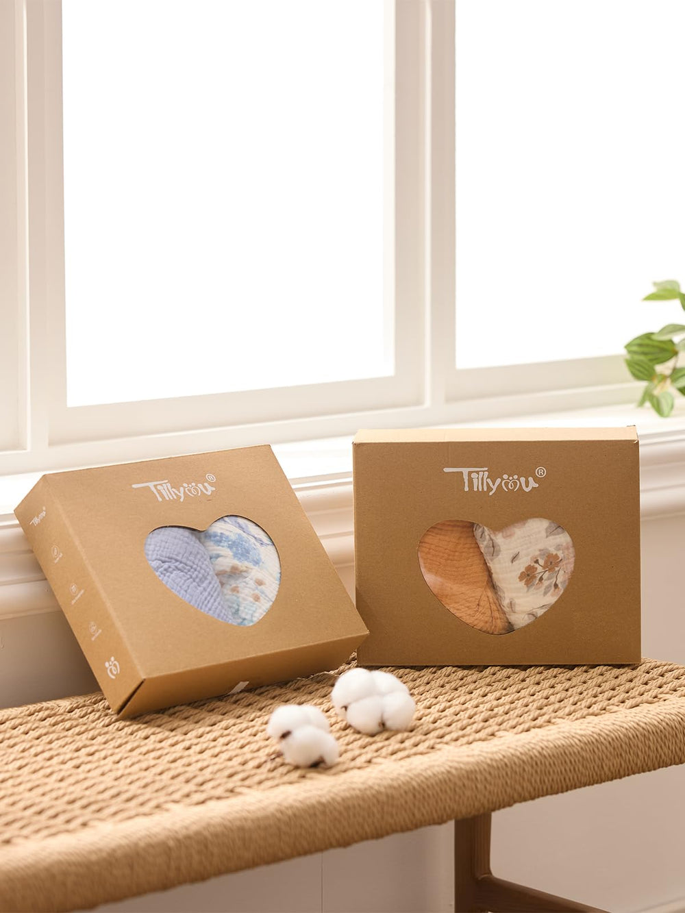 TILLYOU mini crib sheet 38x26 with elastic edge for secure fit