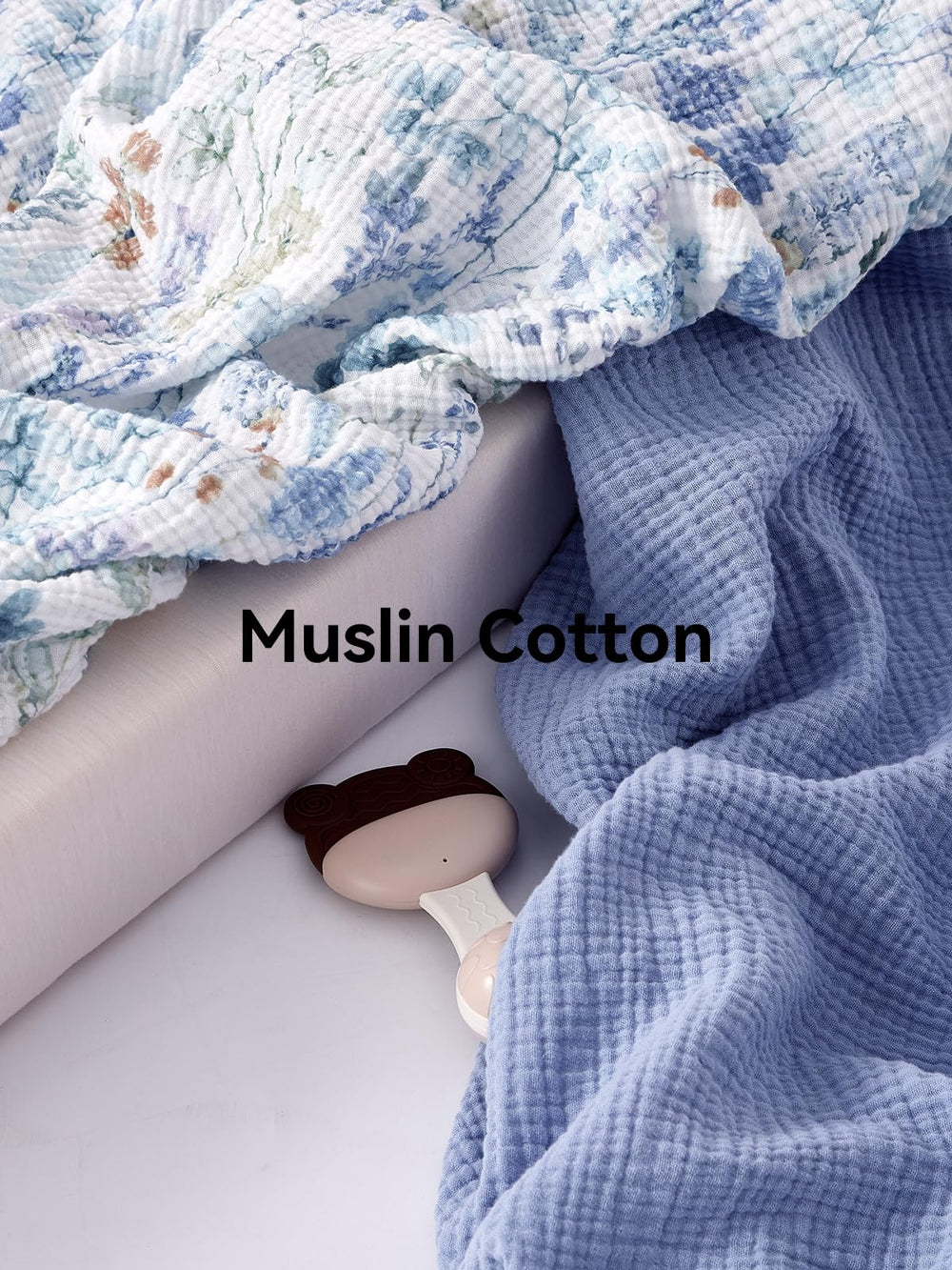 TILLYOU Muslin mini crib sheet 38x26 fit demonstrates precise sizing for mini cribs