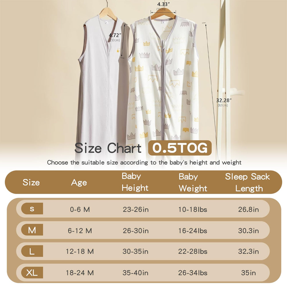 TILLYOU sleep sack 6-12 months fit with room to grow