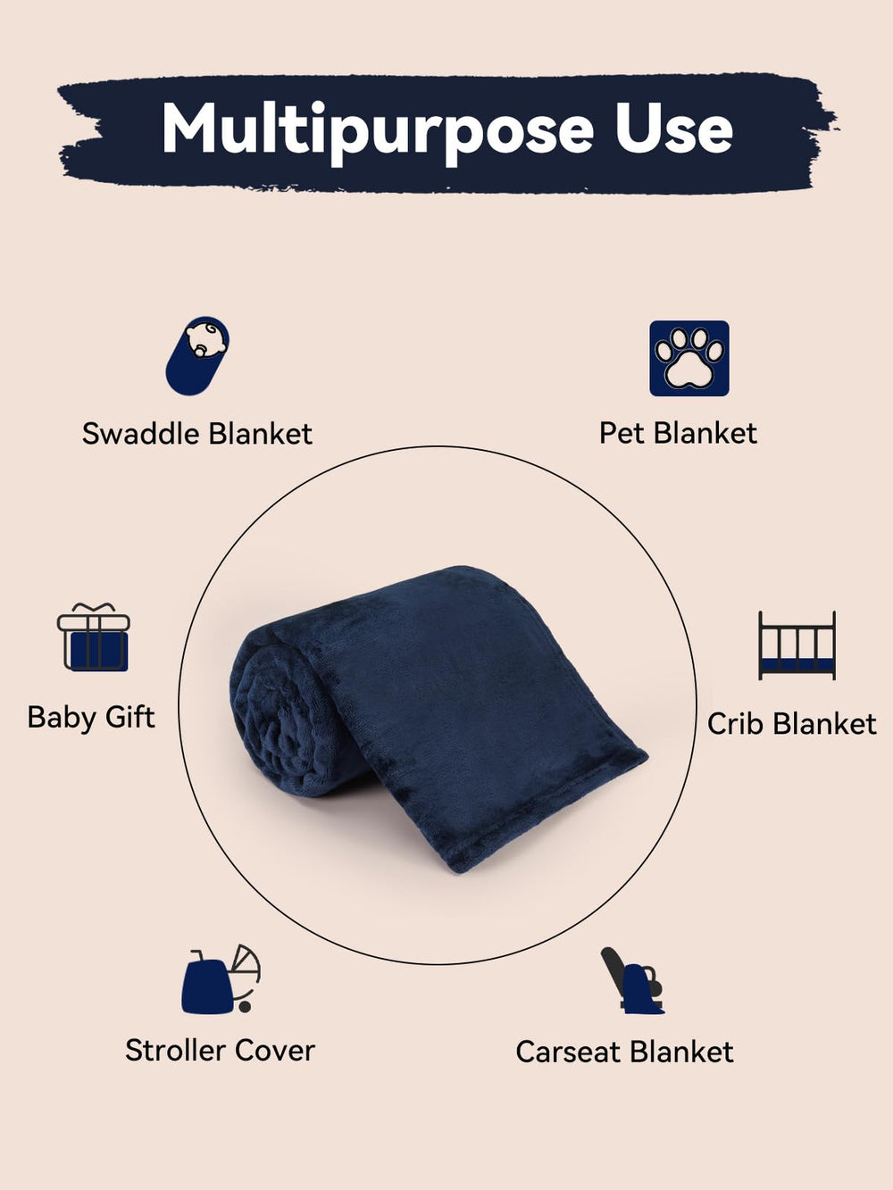 TILLYOU baby/toddler blanket gift-ready for baby showers and newborns.