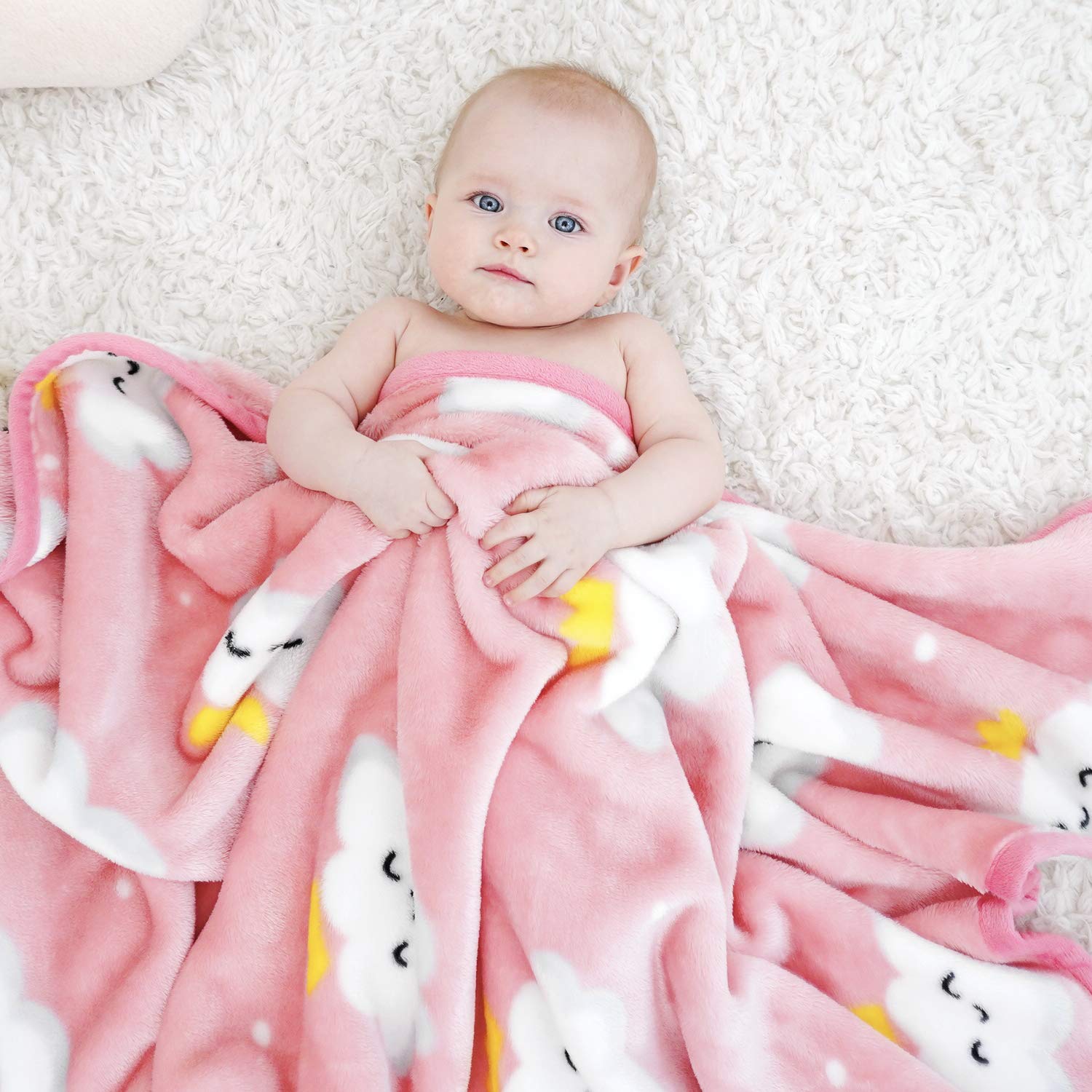TILLYOU toddler flannel blanket 40x50 size overview for versatile bedding.