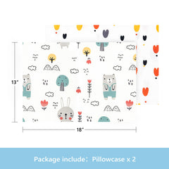 TILLYOU toddler pillowcase with soft microfiber provides gentle, silky touch for kids.
