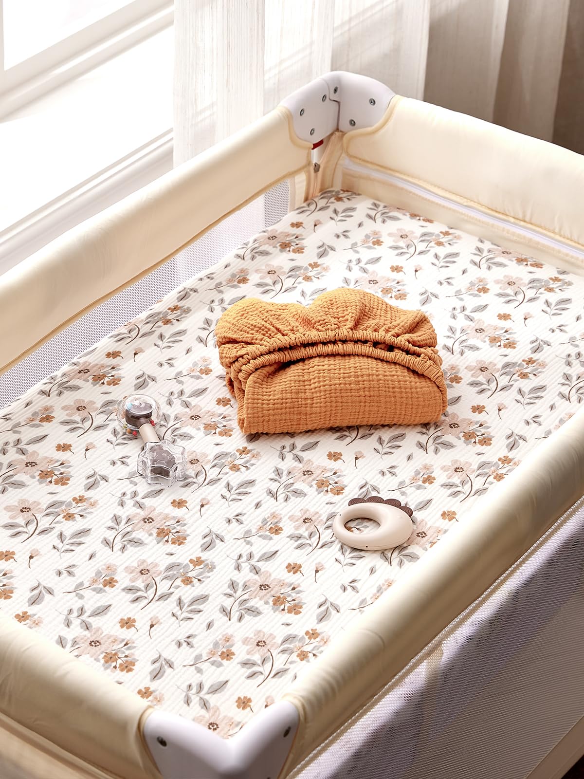 TILLYOU Two-pack crib sheets ideal for busy households