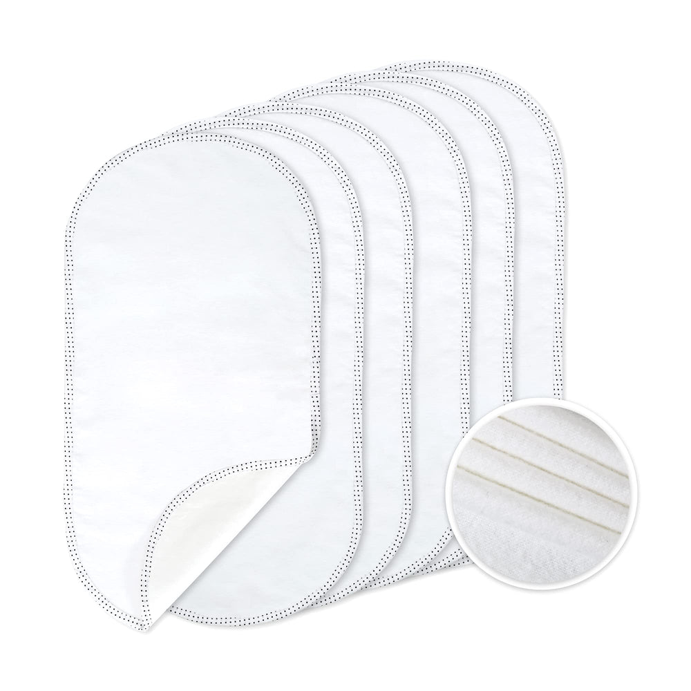 TILLYOU waterproof changing pad liner with soft cotton flannel top for baby comfort.