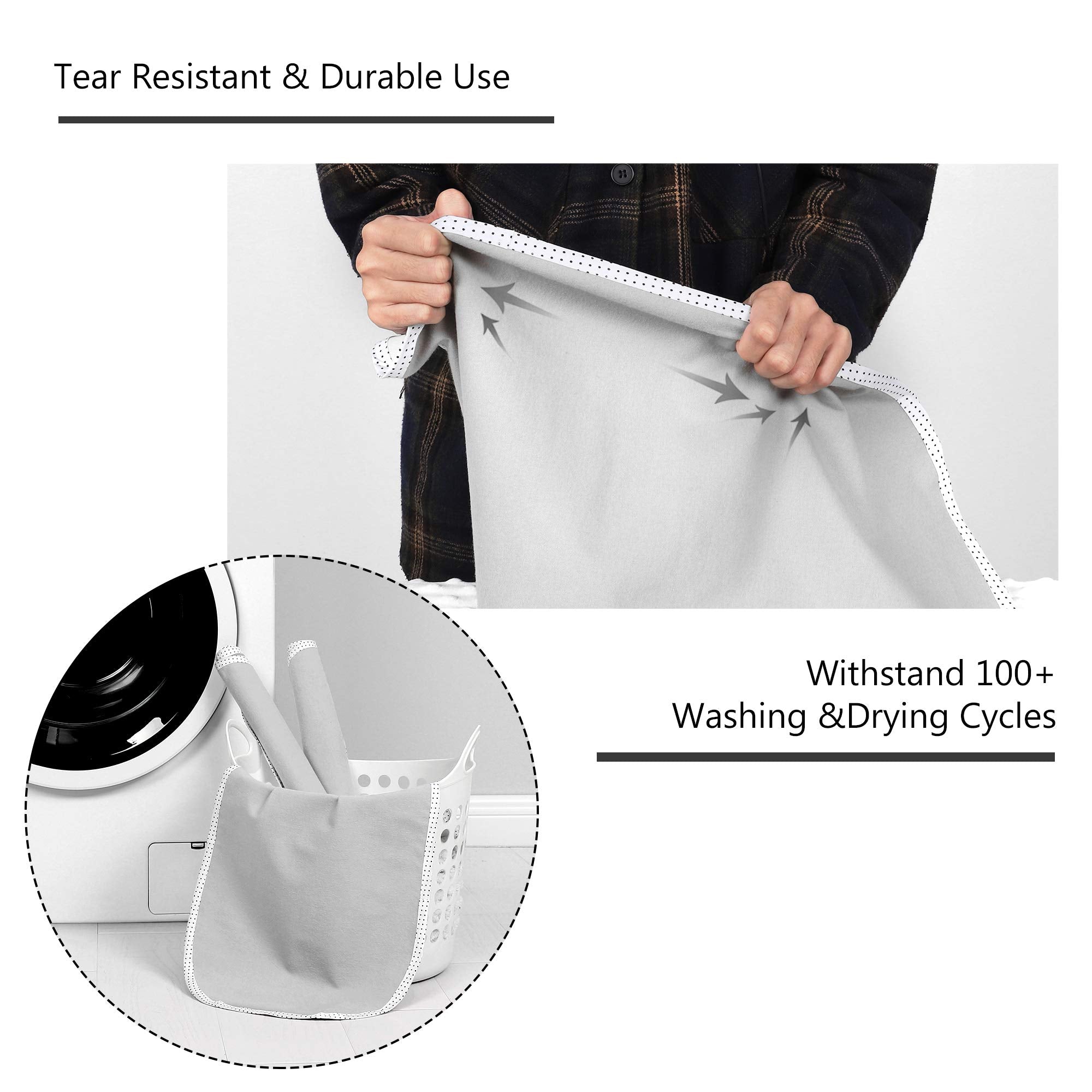TILLYOU changing pad liner surface emphasizes soft cotton-flannel texture ideal for sensitive skin.