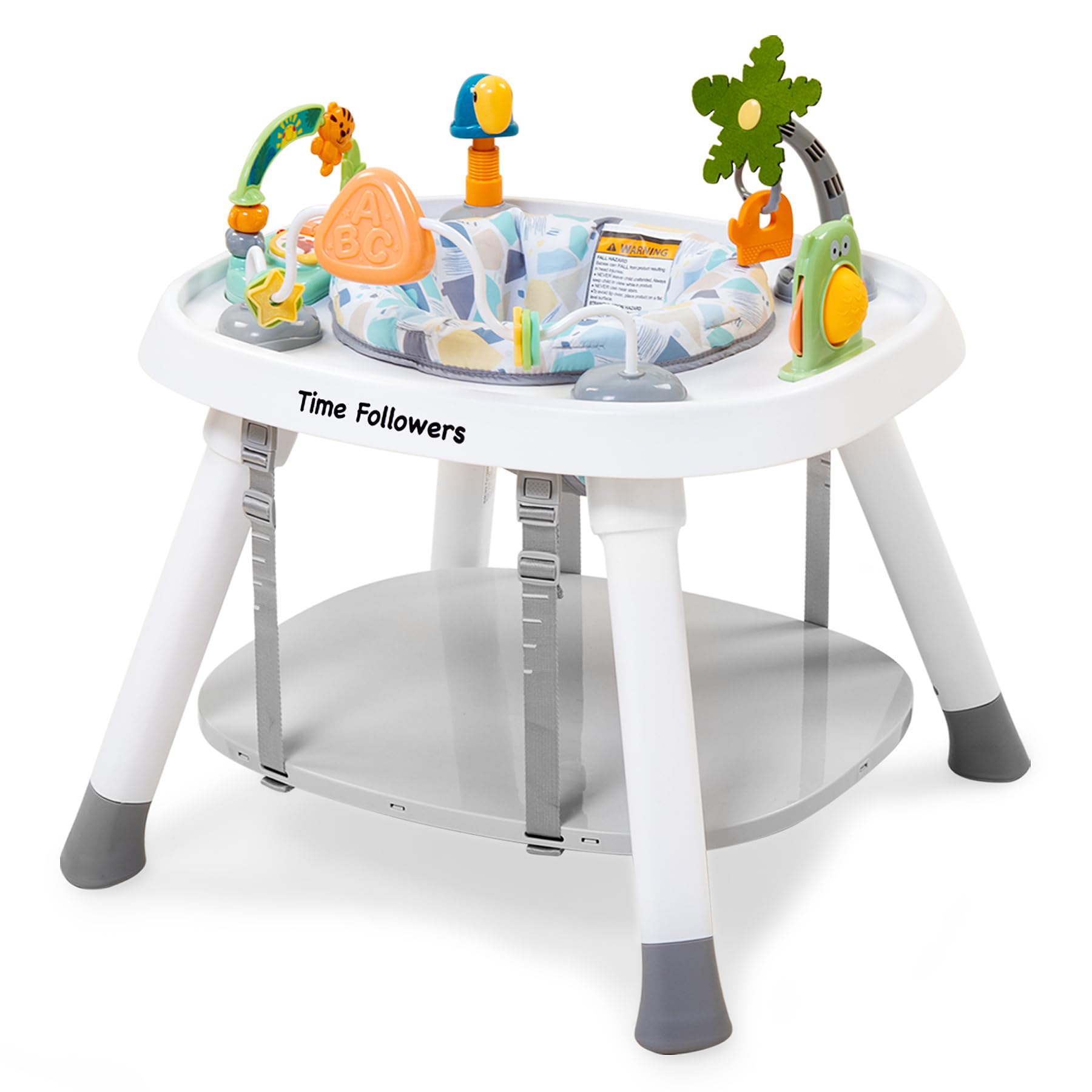 Time Followers 6-in-1 activity center setup showcasing versatile play options
