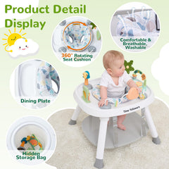 Time Followers 6-in-1 study desk supports curious toddlers' focus