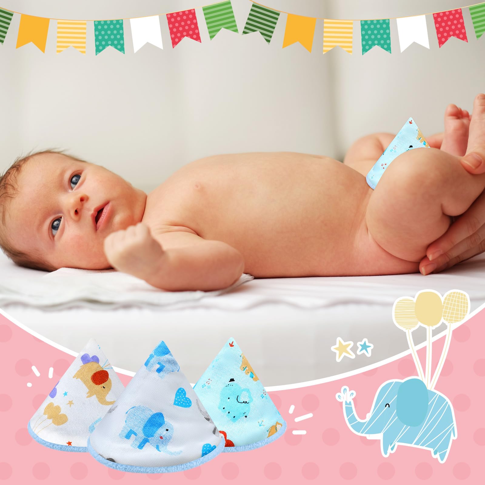 Timgle baby-boy pee cover features soft coral velvet inside for gentle touch on skin.