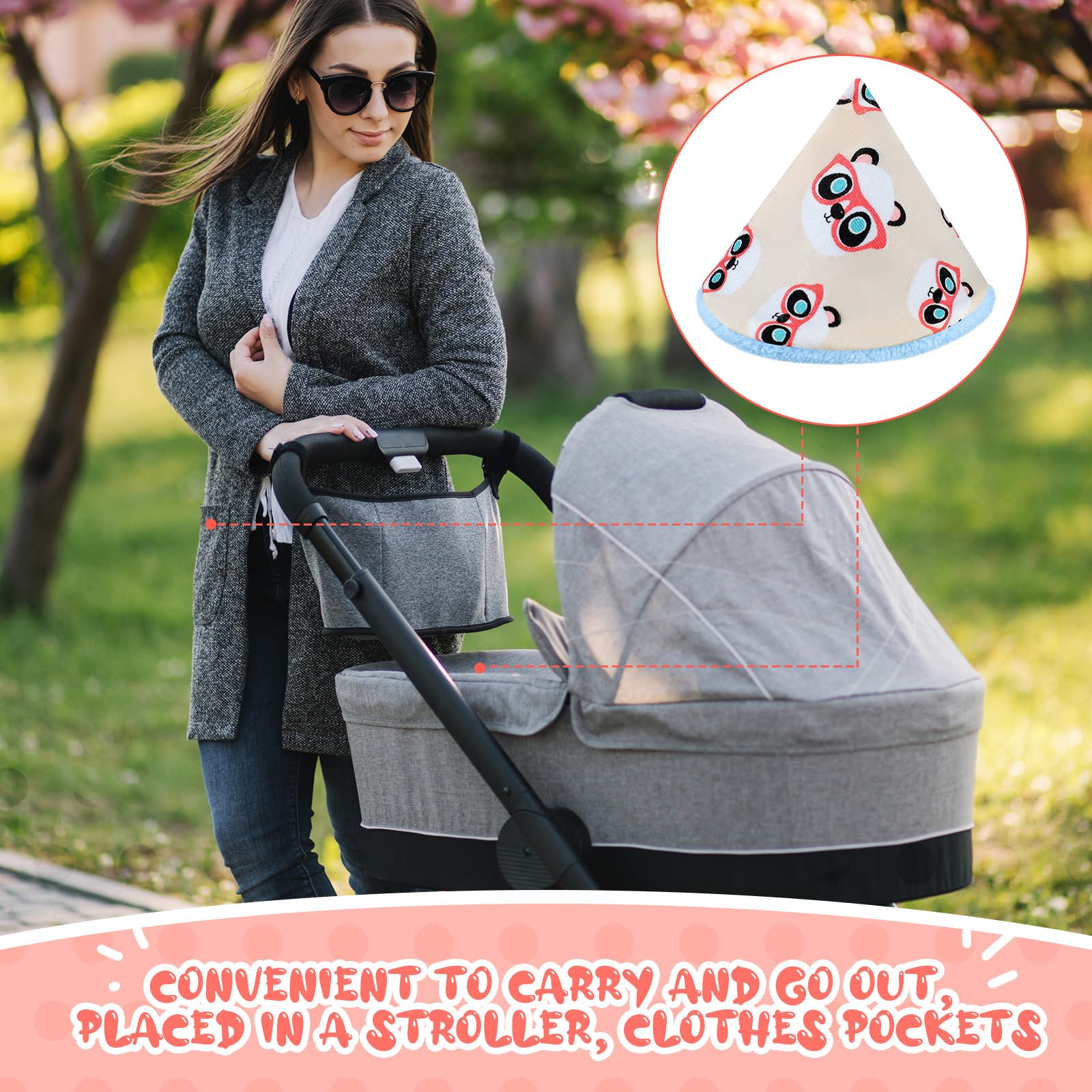Timgle portable lightweight pee covers fit in diaper bag for on-the-go changes.