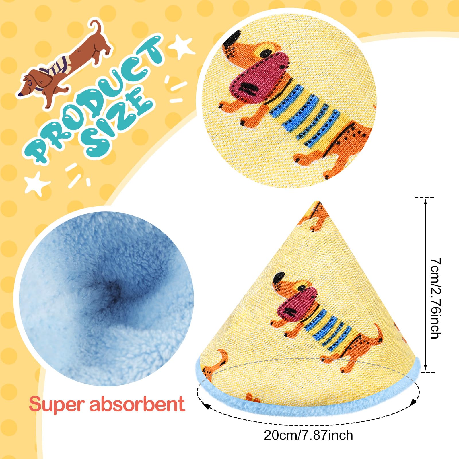 Timgle newborn pee cover cone shape designed to contain spills.