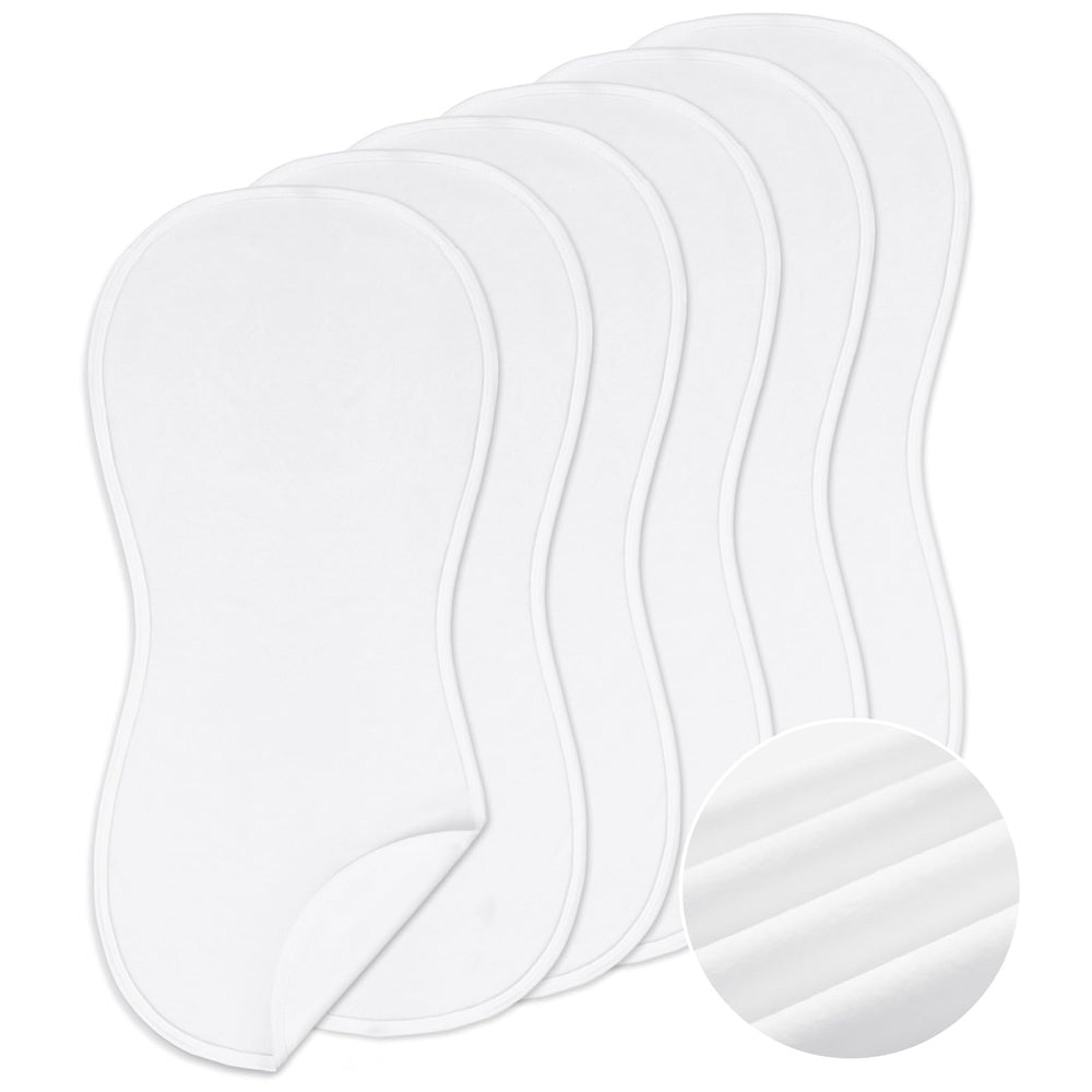 Timgle peanut-shape changing pad liner 6-pack provides portable waterproof protection for quick diaper changes