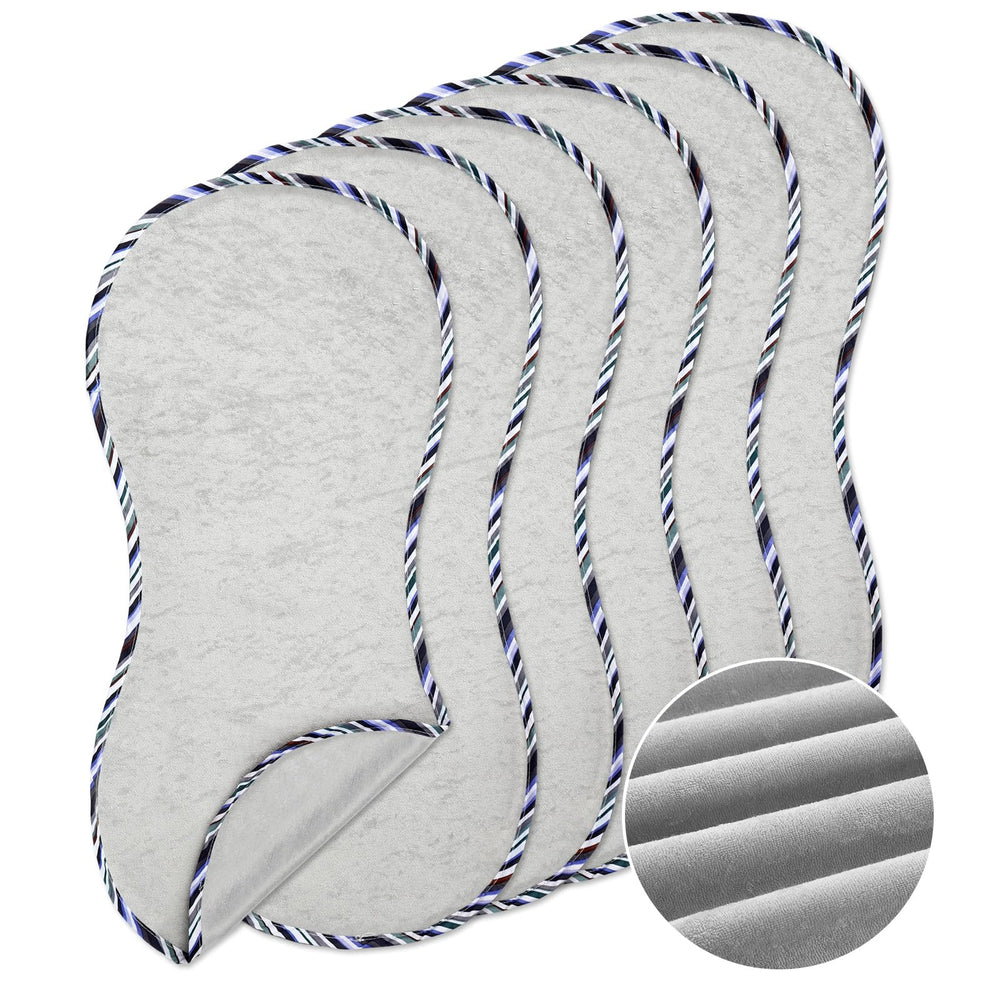 Timgle peanut-shape changing pad liner gray provides portable protection during diaper changes.