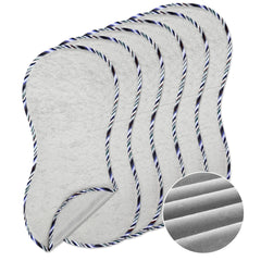 Timgle peanut-shape changing pad liner gray provides portable protection during diaper changes.