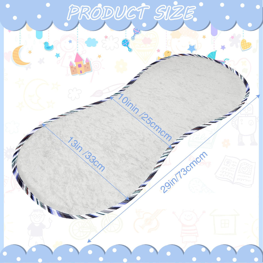 Timgle changing pad liner gray offers a soft surface and easy wipe-clean maintenance.