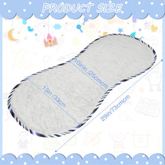 Timgle changing pad liner gray offers a soft surface and easy wipe-clean maintenance.