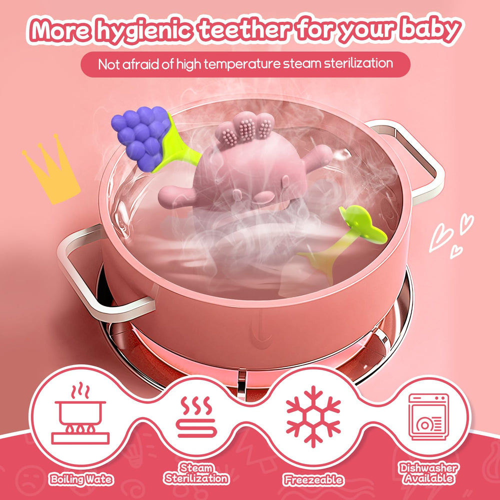 Tinabless BPA-free silicone ensures safe chewing for babies